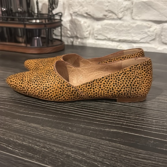 Madewell Leopard haircalf Women's Flats - Picture 2 of 5